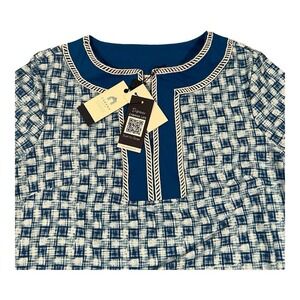 Cabana Life‎ Windermere Embroidered Tunic Dress Sz S Split Neck UPF 50 NWT